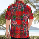 Clan Bain Tartan Scottish Lion Hawaiian Shirt TZ19 Bain Tartan Tartan Hawaii Shirt